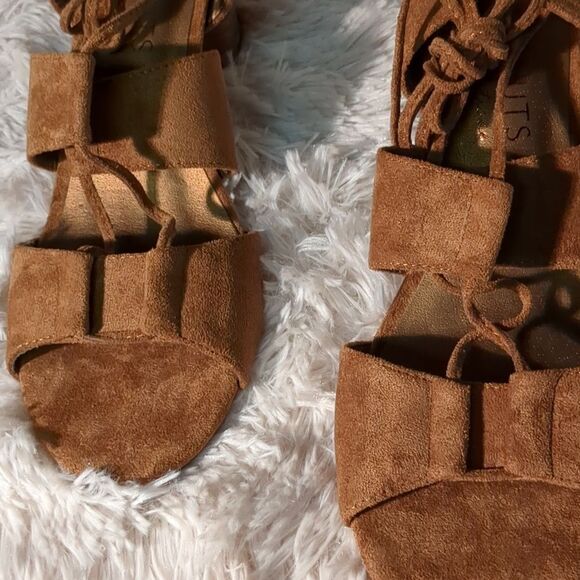 Matisse Block Heel Lace Up City Sandal, Size 10 - Picture 7 of 7